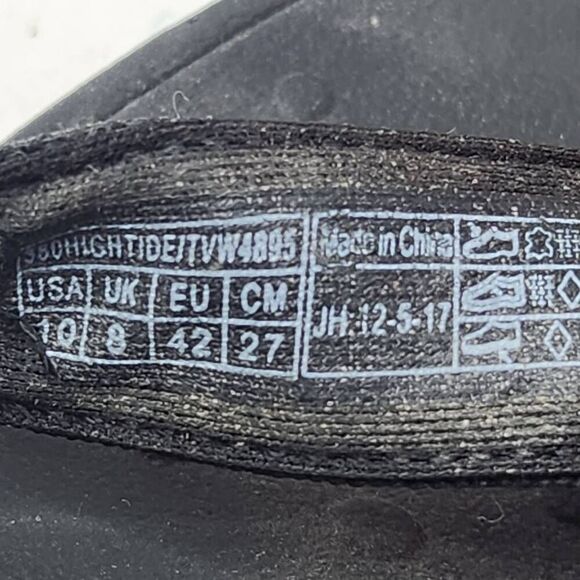 Vionic Womens Black High Tide Podiatrist Design Sandals Size 10 Flip Flop - Picture 9 of 10